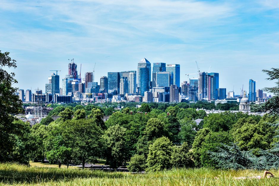 London financial district