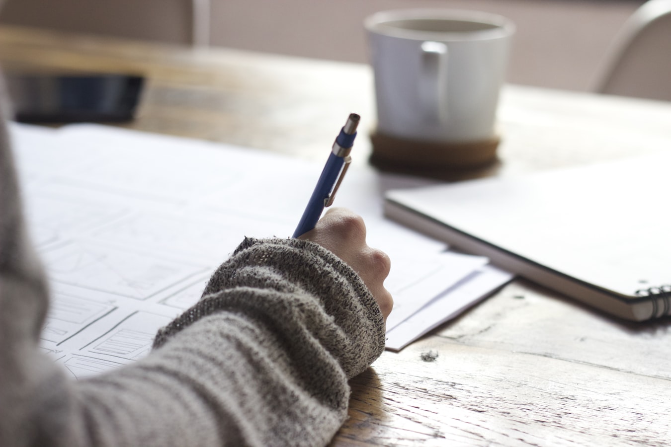A student drafting a reference letter